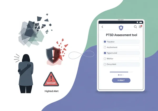 Visualizing PTSD symptoms and online assessment