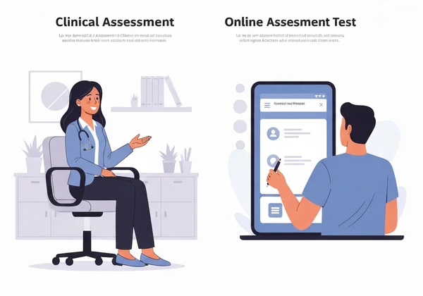 Comparison of clinical and online mental health tests
